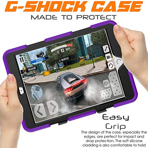 [G-SHOCK Case] Heavy Duty Long Survival Screen Protector Case for iPad 10.2" 2021, 2020, 2019 [9th/8th/7th Generation]