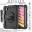 [UTILITY Case] Full Body Shockproof Case with Stand, Hand & Shoulder Strap for Apple iPad Mini 7 / Mini 6 8.3" [7th / 6th Generation]