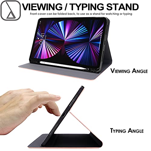 [Smart Case] Slim Stand Cover with Auto Sleep/Wake for Apple iPad Pro 12.9" (6th / 5th / 3rd / 2nd Generation)
