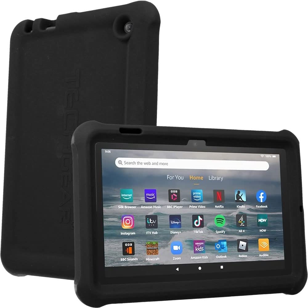 [Bumper Case] Shockproof Soft Easy Grip Case for Amazon Fire 7" (2022 / 12th Generation)