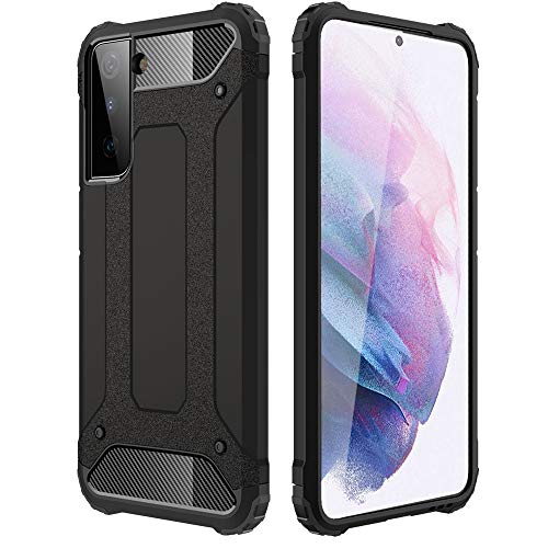 [Tough Armoured Case] ShockProof Dual-Layer Protective Heavy Duty Cover for Samsung Galaxy S21