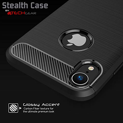 [Stealth Case] iPhone XR Soft Protective Slim Cover with Carbon Fibre Detailing
