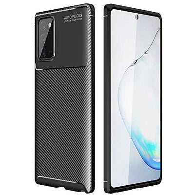 [CarbonFlex Case] Premium Shockproof Soft Slim Cover with Carbon Fibre Effect For Samsung  Galaxy Note 20