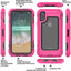 [Contender Case] iPhone XS Max Heavy Duty Case with Built-in Screen Protector, 360 [Full Body] Protective Cover with Kick Stand