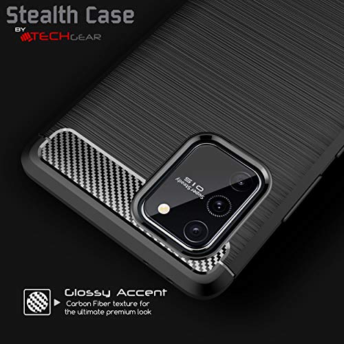 [Stealth Case] Samsung Galaxy S10 Lite Soft Protective Slim Cover with Carbon Fibre Detailing