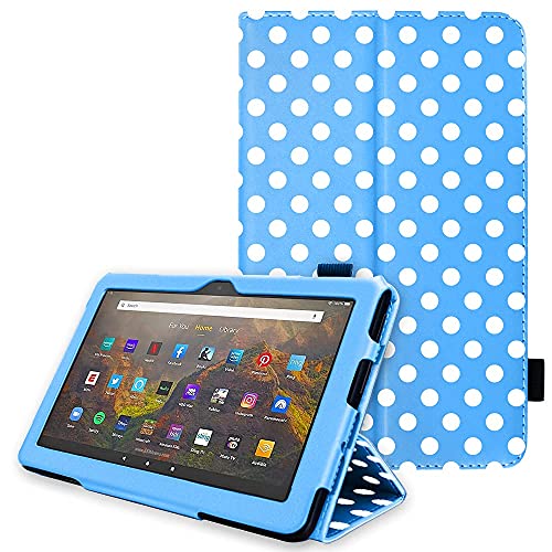 [Folio Case] Smart Cover Stand with Auto Sleep/Wake & Hand Strap For Amazon Fire HD 10" / HD 10" Plus (2021/11th Generation)