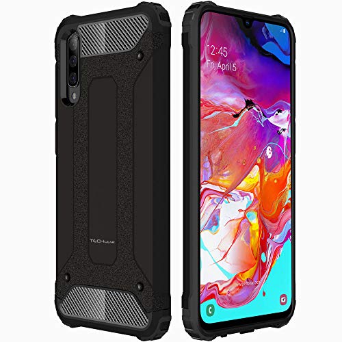 [Tough Armoured Case] ShockProof Dual-Layer Protective Heavy Duty Cover for Samsung Galaxy A70