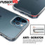 [Fusion HD Case] Shockproof Fused Gel Bumper & Hard Back Slim Clear Cover for iPhone 12 Pro
