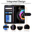 [Wallet Case] Protective Cover with Cash & Card Holder, Stand and Wrist Strap For Motorola Moto Edge 20 Lite