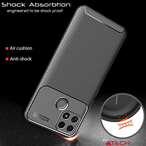 [CarbonFlex Case] Premium Shockproof Soft Slim Cover with Carbon Fibre Effect For Oppo A15 / A15s