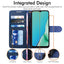 [Wallet Case] Protective Cover with Cash & Card Holder, Stand and Wrist Strap For Oppo A9 2020