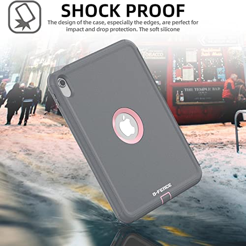 [D-FENCE Case] Tough & Rugged Smart Case For Apple iPad 11th & 10th Generation, iPad 2025 / 2022