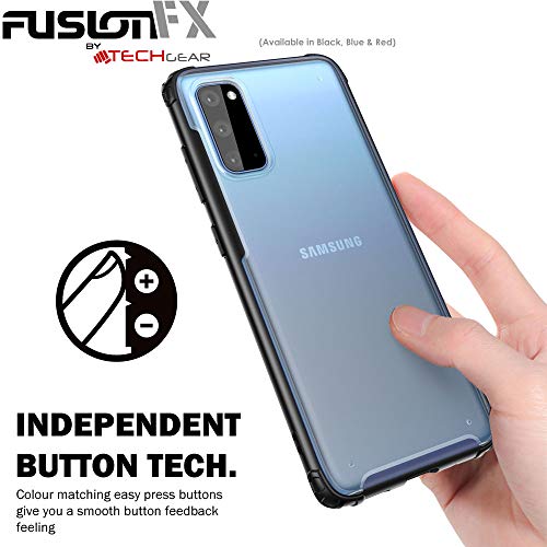 [Fusion FX Case] Slim & Light Tough Fused Gel Bumper & Hard Back Matte Case for Samsung Galaxy S20