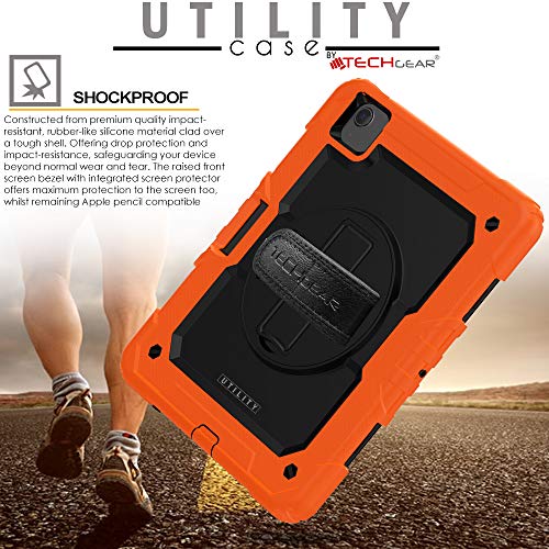 [UTILITY Case] Full Body Shockproof Case with Stand, Hand & Shoulder Strap for Apple iPad Air 5 / Air 4 10.9"