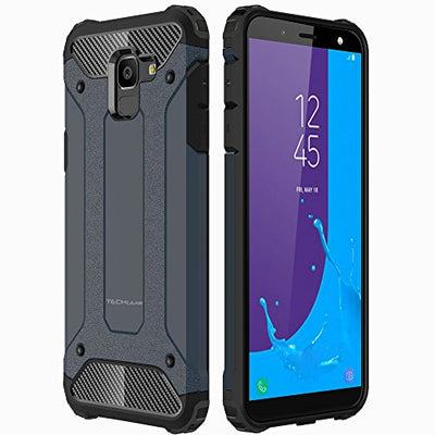 [Tough Armoured Case] ShockProof Dual-Layer Protective Heavy Duty Cover for Samsung Galaxy J6 2018