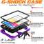 [G-SHOCK Case] Heavy Duty Long Survival Screen Protector Case for Apple iPad 11th & 10th Generation, iPad 2025 / 2022