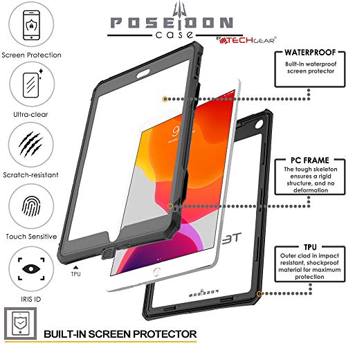 [Poseidon Case] Waterproof Case for iPad 10.2" 2021 / 2020 / 2019 (9th / 8th / 7th Generation)