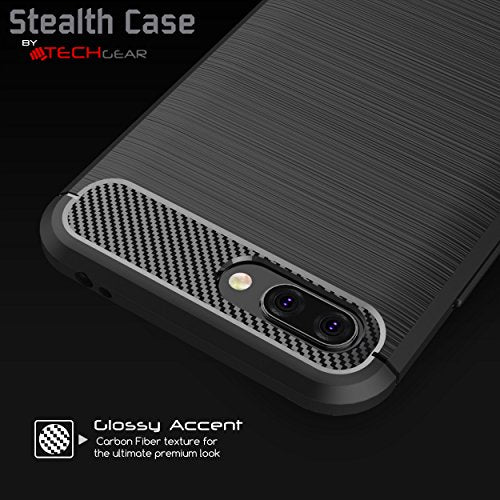 [Stealth Case] Honor 10 Soft Protective Slim Cover with Carbon Fibre Detailing