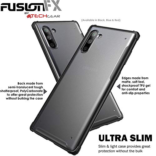 [Fusion FX Case] Slim & Light Tough Fused Gel Bumper & Hard Back Matte Case for Samsung Galaxy Note 10