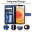 [Wallet Case] Protective Cover with Cash & Card Holder, Stand and Wrist Strap For Apple iPhone 12 Mini