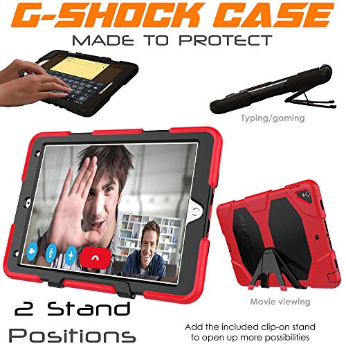 [G-SHOCK Case] Heavy Duty Long Survival Screen Protector Case for Apple iPad Air 3 2019, iPad Pro 10.5"