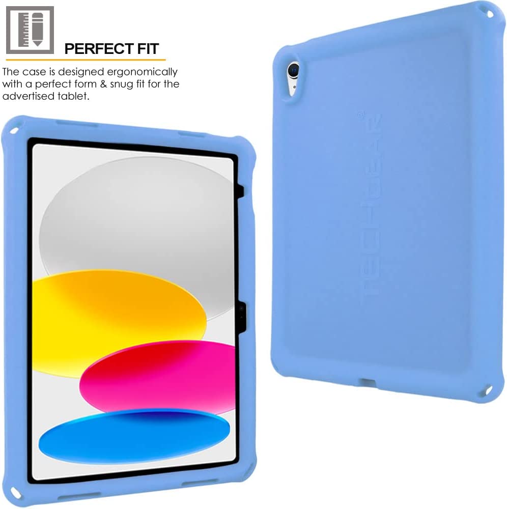 [Bumper Case] Shockproof Soft Easy Grip Case for Apple iPad 11th & 10th Generation, iPad 2025 / 2022