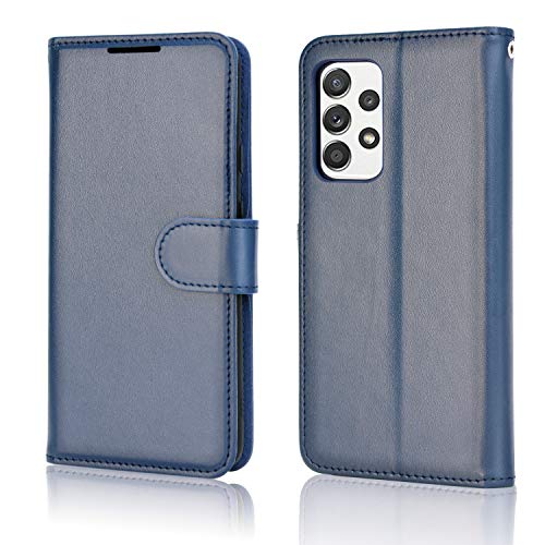 [Wallet Case] Protective Cover with Cash & Card Holder, Stand and Wrist Strap For Samsung Galaxy A52s 5G