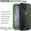 [Fusion Armour Case] Premium Slim Hybrid Tough Heavy Duty, Clear Back Bumper Case for iPhone 11 Pro