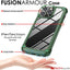 [Fusion Armour Case] Premium Hybrid Tough Heavy Duty, Rugged, Clear Back Bumper Case for Apple iPhone 14 Pro Max 6.7"