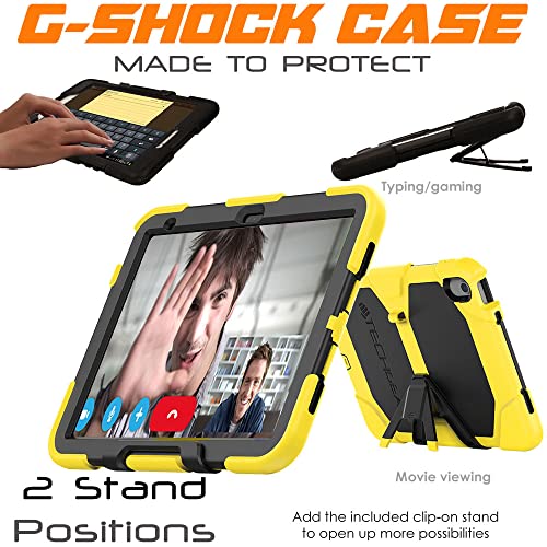 [G-SHOCK Case] Heavy Duty Long Survival Screen Protector Case for Apple iPad 11th & 10th Generation, iPad 2025 / 2022
