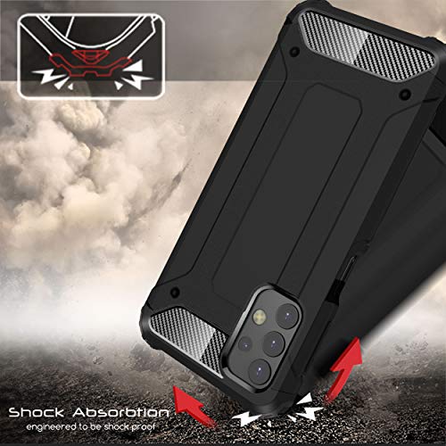 [Tough Armoured Case] ShockProof Dual-Layer Protective Heavy Duty Cover for Samsung Galaxy A13
