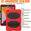 [G-SHOCK Case] Heavy Duty Long Survival Screen Protector Case for iPad 10.2" 2021, 2020, 2019 [9th/8th/7th Generation]