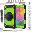 [UTILITY Case] Full Body Shockproof Case with Stand, Hand & Shoulder Strap for Samsung Galaxy Tab A 8.0 2019 (SM-T290 / SM-T295)