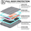 [D-FENCE Case] Tough & Rugged Smart Case For Apple iPad 10.2" 9th, 8th, 7th Generation