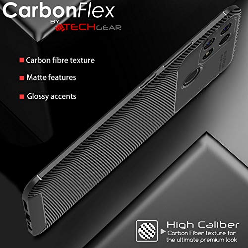 [CarbonFlex Case] Premium Shockproof Soft Slim Cover with Carbon Fibre Effect For Oppo A15 / A15s