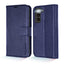 [Leather Wallet Case] Genuine Leather [RFID Blocking] Magnetic Flip Case with Card & Slots and Stand For Samsung Galaxy S21 FE