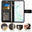 [Leather Wallet Case] Protective Cover with Cash & Card Holder, Stand and Wrist Strap For Samsung Galaxy S10 Lite