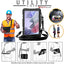 [UTILITY Case] Full Body Shockproof Case with Stand, Hand & Shoulder Strap for Samsung Galaxy Tab A7 Lite 8.7" (SM-T220 / SM-T225)