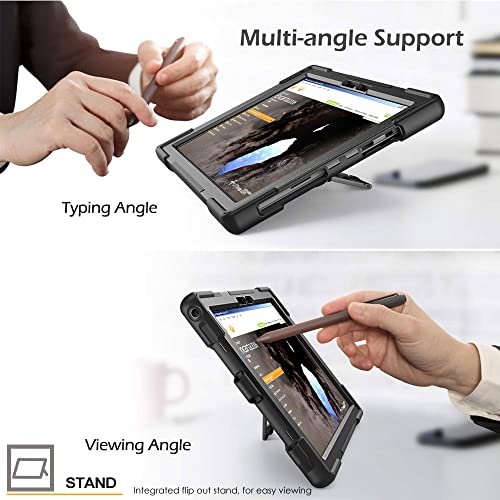 [X-Case] Rugged Armour Case with Stand, Hand & Shoulder Strap for Microsoft Surface Pro 7 / 7 Plus 6 5 4 12.3"