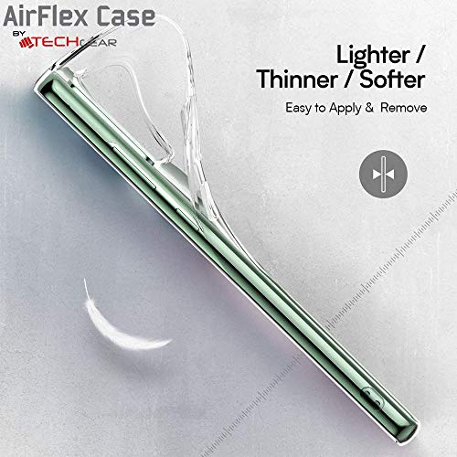 [AirFlex Case] Crystal Clear Slim & Light, Protective,  Soft Gel Cover for Samsung Galaxy Note 20