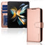 [Leather Wallet Case] Protective Cover with Cash & Card Holder, Stand and Wrist Strap For Samsung Galaxy Z Fold 4