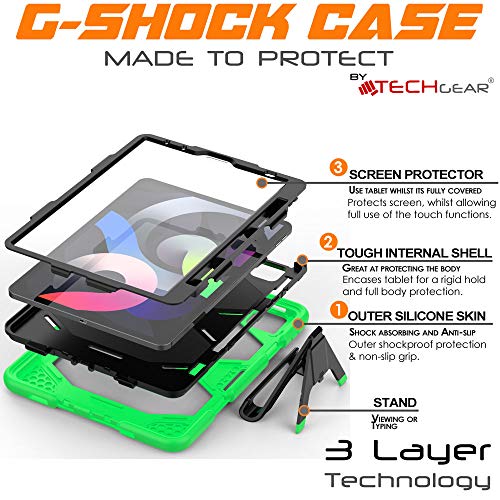 [G-SHOCK Case] Heavy Duty Long Survival Screen Protector Case iPad Air 5 / 4 10.9" (2022 / 2020)