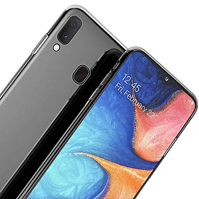 [AirFlex Case] Crystal Clear Slim & Light, Protective,  Soft Gel Cover for Samsung Galaxy A20e