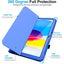 [Folio Case] Smart Cover Stand with Auto Sleep/Wake & Hand Strap For Apple iPad 11th & 10th Generation, iPad 2025 / 2022