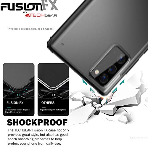 [Fusion FX Case] Slim & Light Tough Fused Gel Bumper & Hard Back Matte Case for Samsung Galaxy Note 20