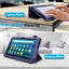 [Folio Case] Smart Cover Stand with Auto Sleep/Wake & Hand Strap For Amazon Fire HD 8" / HD 8" Plus (2024, 2022 & 2020 / 14th, 12th & 10th Generation)