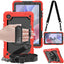 [UTILITY Case] Full Body Shockproof Case with Stand, Hand & Shoulder Strap for Samsung Galaxy Tab A7 Lite 8.7" (SM-T220 / SM-T225)