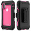 [Contender Case] iPhone XS Max Heavy Duty Case with Built-in Screen Protector, 360 [Full Body] Protective Cover with Kick Stand