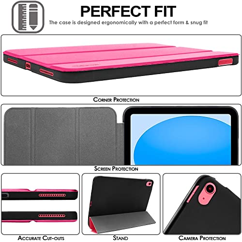 [Smart Case] Slim Stand Cover with Auto Sleep/Wake for Apple iPad 11th & 10th Generation, iPad 2025 / 2022