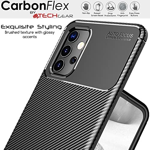 [CarbonFlex Case] Premium Shockproof Soft Slim Cover with Carbon Fibre Effect For Samsung  Galaxy A32 5G